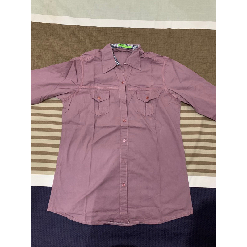 preloved kemeja ungu