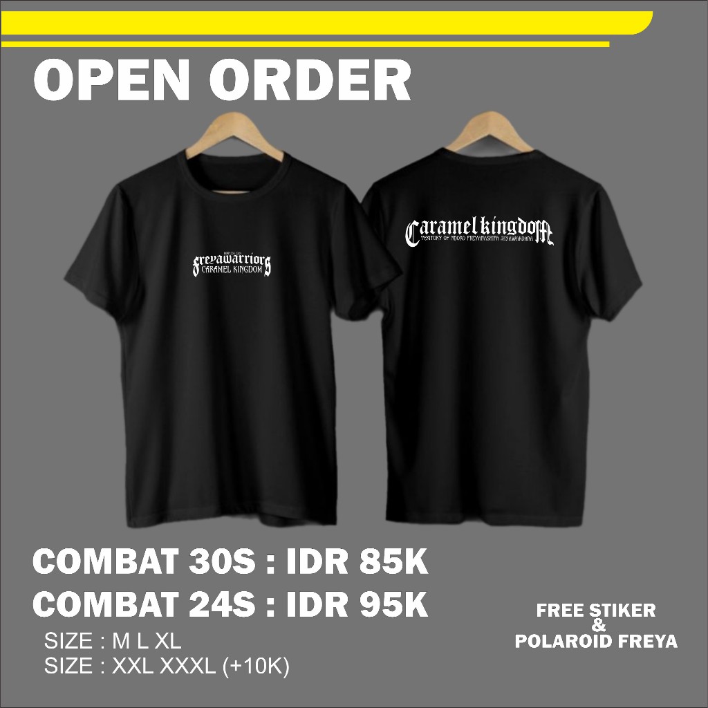 KAOS PRIA WANITA FREYA WARRIOR FREYA JKT48 TSHIRT KATUN