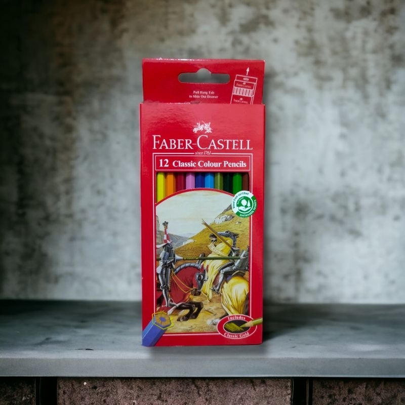 

Faber-Castell pensil warna 12L Original