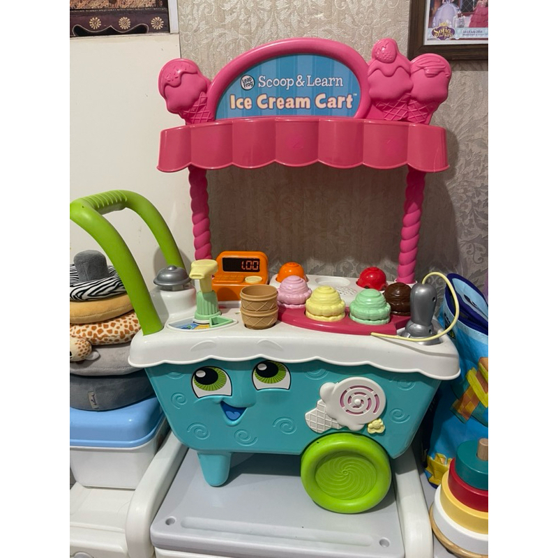 LeapFrog Ice Cream Cart Scoop and Learn PRELOVED/SECOND