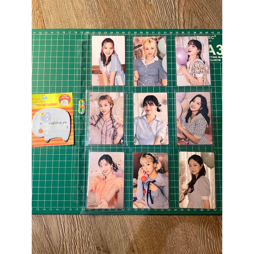 TWICE COLLECT BOOK 6TH ANNIVERSARY HAPPY TWICE & ONCE DAY EDITION PHOTOCARDS