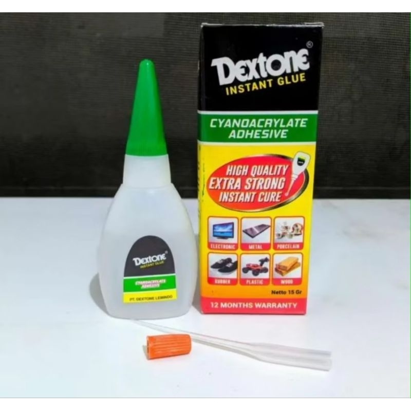Lem dextone / lem dextone besi / Lem G/ lem dextone cair/ lem dextone super glue/  lem dextone 5meni