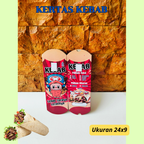 

Kantong Pembungkus Kebab Tarikan Premium,Box Kebab isi 100 pcs, 9x24 Kualitas Terjamin