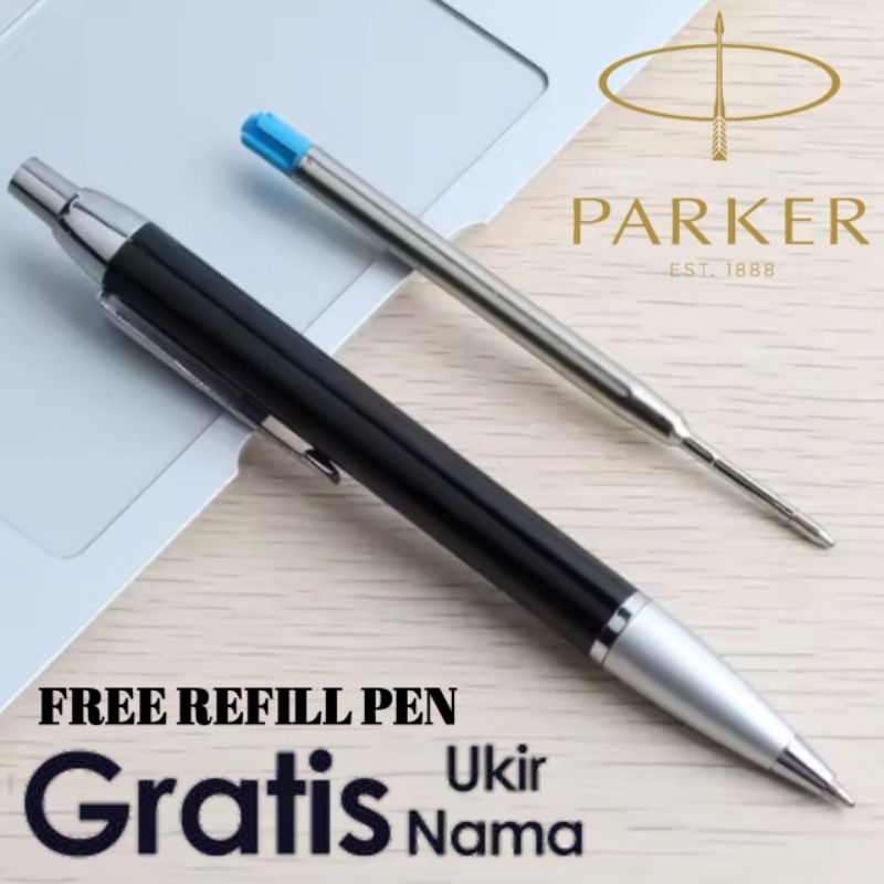 

Ballpoint Mewah Pulpen IM CT Parker Free Refill Pen Gratis Grafir Nama Dan Box Exlusive