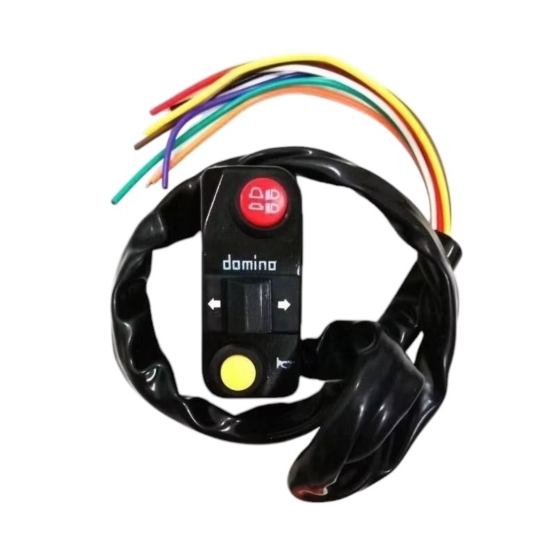 SAKLAR KIRI 3 tombol DOMINO SWITCH KIRI DOMINO UNIVERSAL TOMBOL KLAKSON SEIN DAN LAMPU DEKAT JAUH