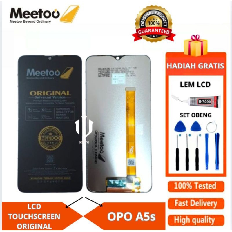 LCD TOUCHSCREEN OPO A5S (METO) FULLSET ORIGINAL FREELEM OBENG