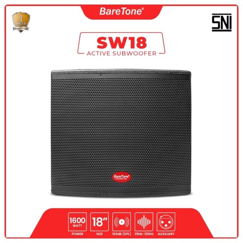 Baretone SW18 Subwoofer Aktif 18inch Baretone