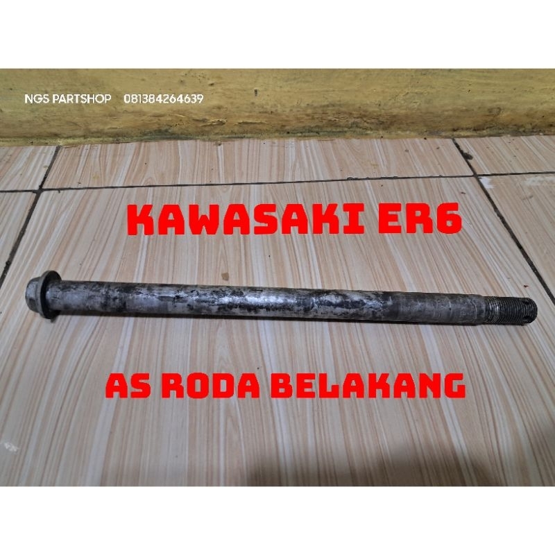 as roda belakang kawasaki er 6 n f original 2nd copotan