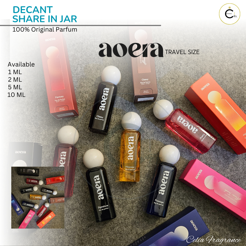AOERA Decant (Share in Jar) – Travel Size AOERA Prestige Fantasy Majestic Signature Pretty Classy DE