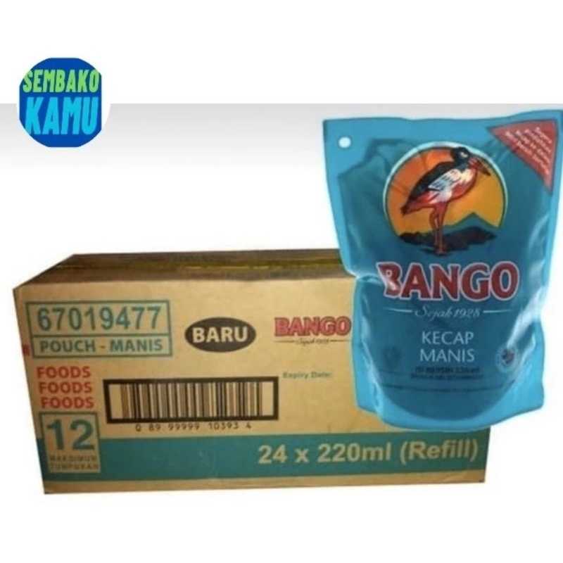 

Kecap Manis Bango 200 Ml Dus Isi 24 Pcs / Kecap Manis Bango