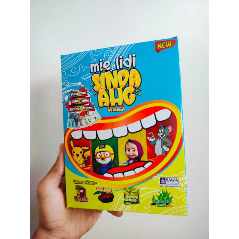 

Mie Lidi Sinda AHG Box Berhadiah isi 20 pcs