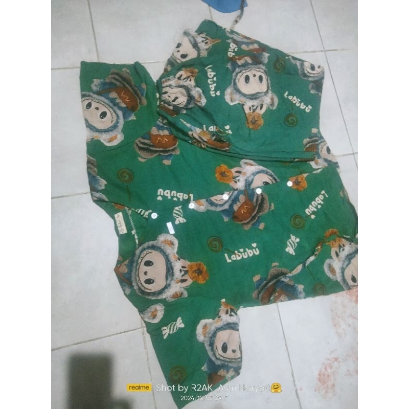 set Cp labubu katun twill dewasa