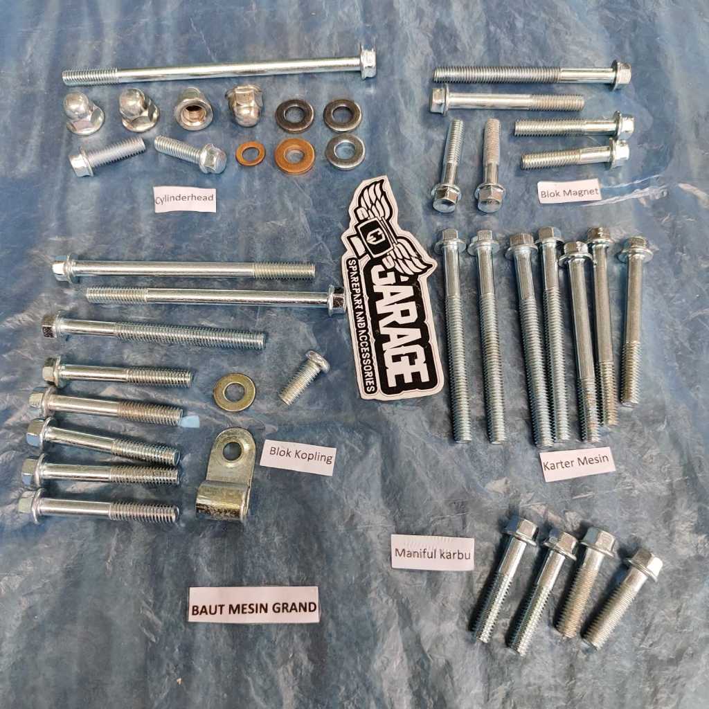 Baud mesin fullset honda astrea grand bulus legenda star astrea prima