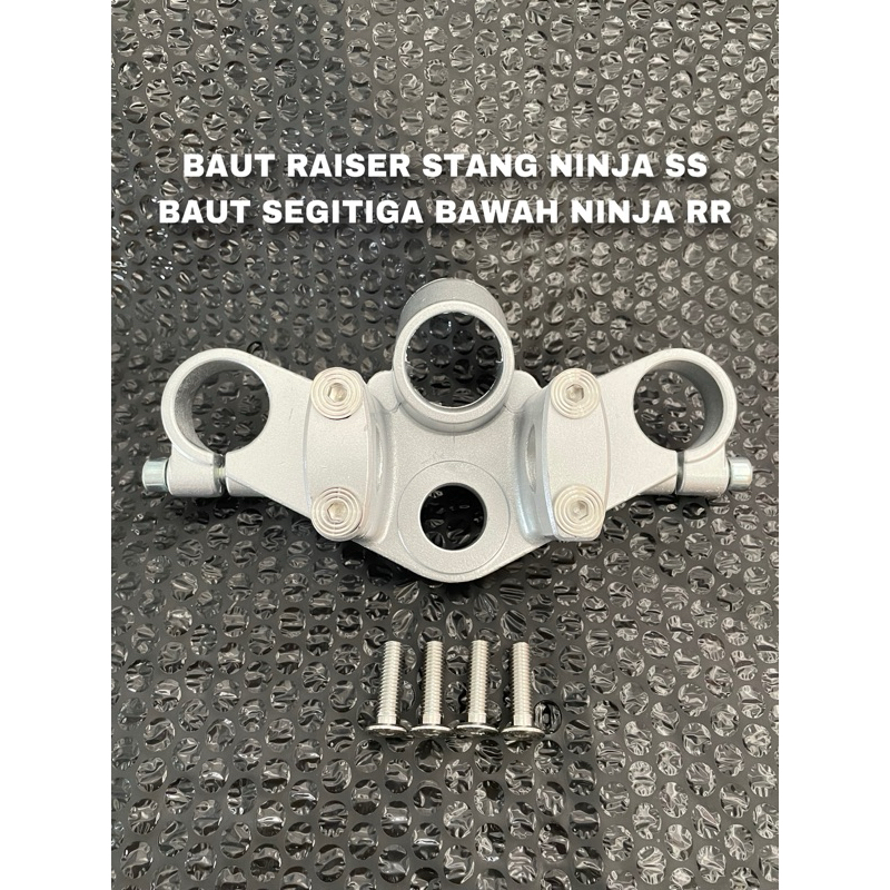 BAUT RAISER STANG SEGITIGA ATAS NINJA SS DAN SEGITIGA BAWAH NINJA RR STENLIS SLIM ANTI KARAT