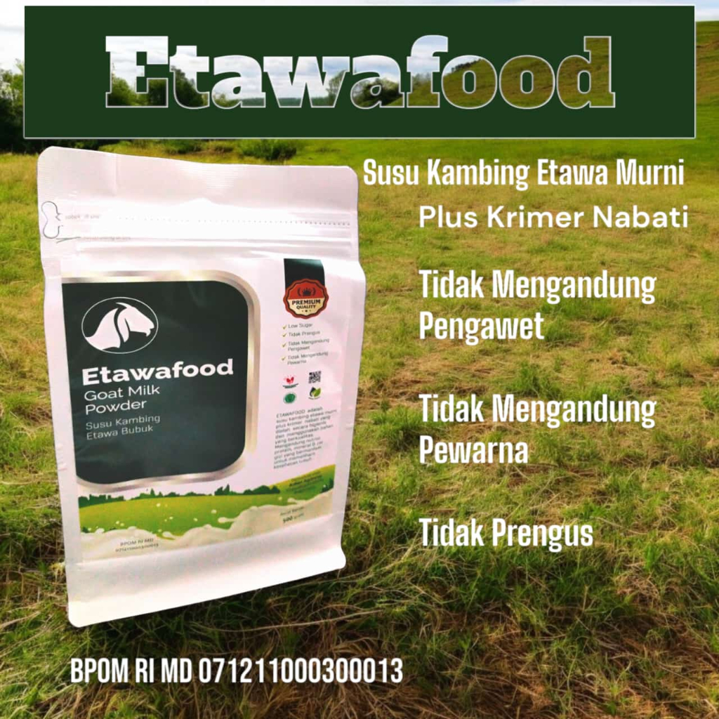 

ETAWAFOOD 500gr | Susu Kambing Etawa