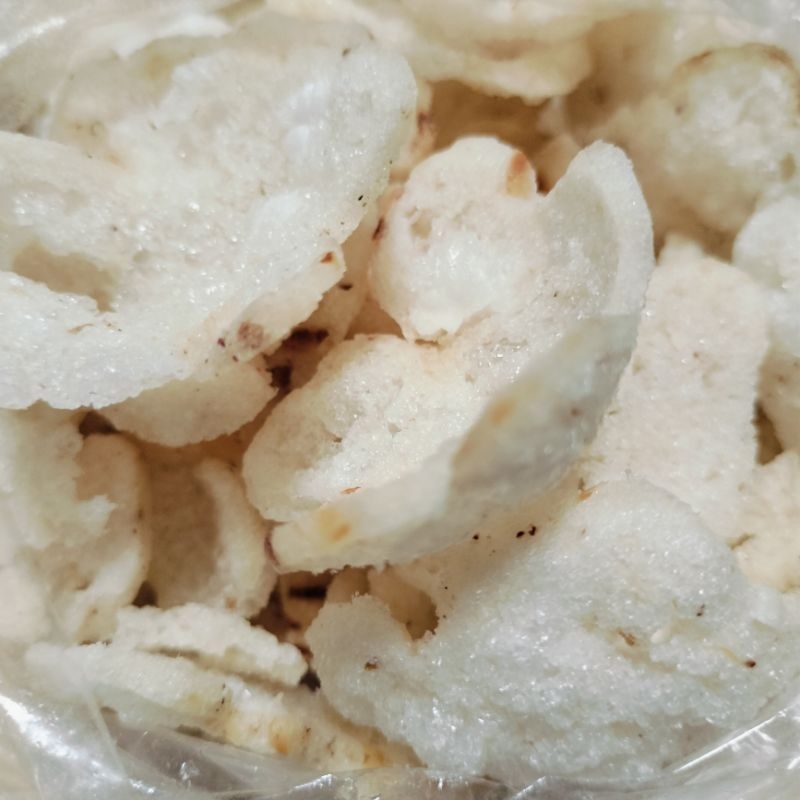 KERIPIK GEBLEK KERING/LEKOK KERING WONOSOBO GURIH DENGAN KELAPA SUDAH MATANG SIAP MAKAN