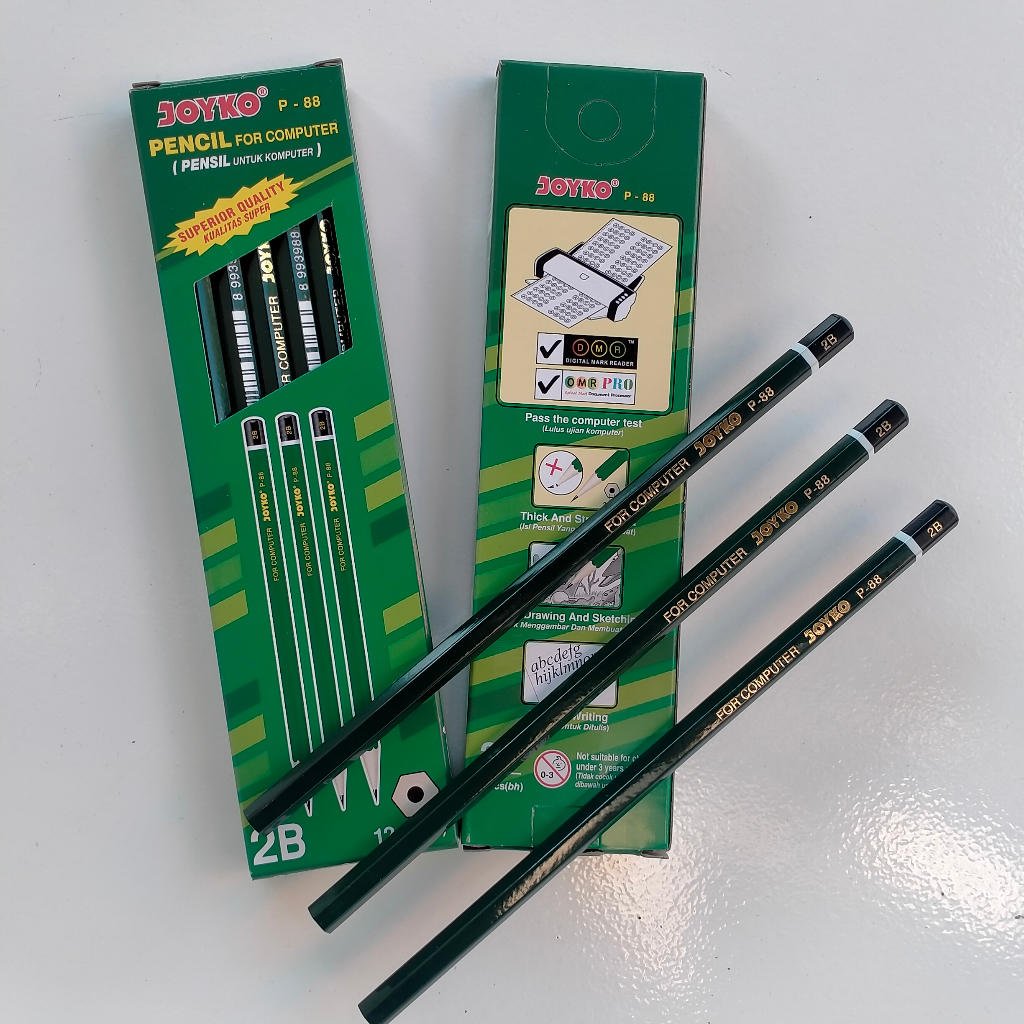 

PENSIL KOMPUTER 2B JOYKO P-88 HIJAU SATUAN