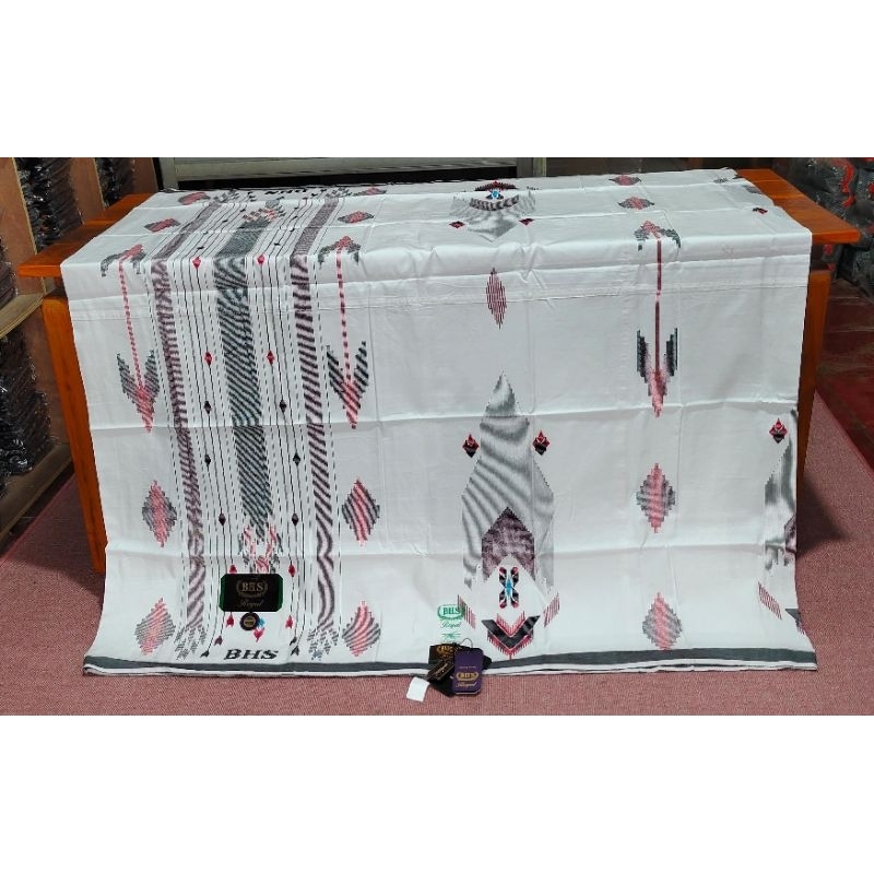 SARUNG BHS ROYAL GOLD TYPE SGB PUTIH CERAH MEWAH MURAH