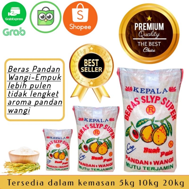 

BERAS PANDAN WANGI NO 1 CAP BUAH PALA 5kg 10kg 20kg