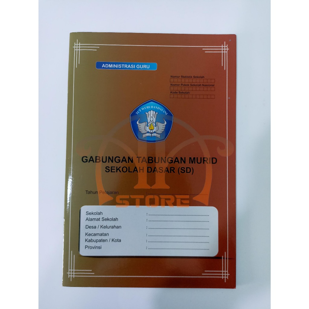 

Buku Administrasi Gabungan Tabungan Murid