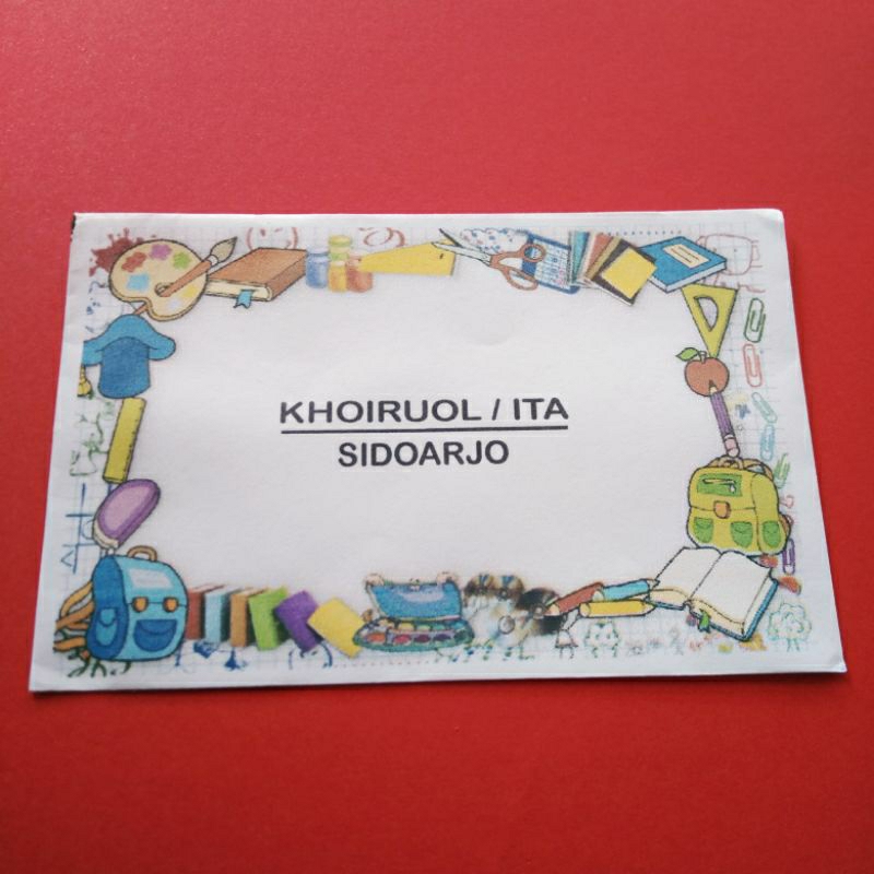 

Amplop Nama Kondangan / isi 50 lbr / uk 70 x 110 / amplop kecil