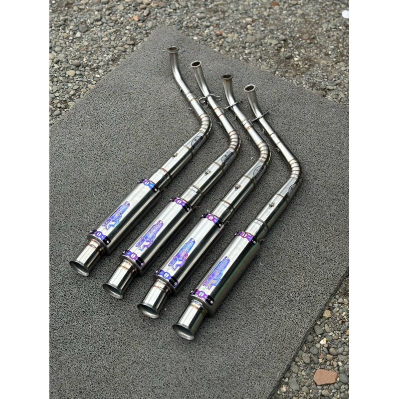 KNALPOT FULSET LONG STYLE CEKLIST ORIGINAL R_SEVEN RACING