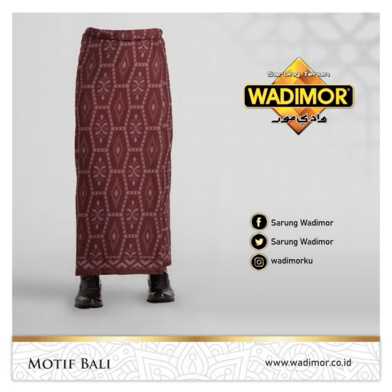 Sarung Wadimor Motif Bali Asli 100% Elegan Premium by Wadimor || Tika's Collection