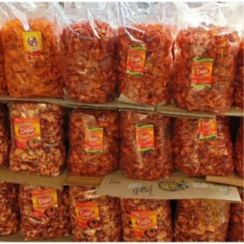 

KERIPIK SINGKONG BUMBU RUJAK PEDAS MANIS BALADO KILOAN