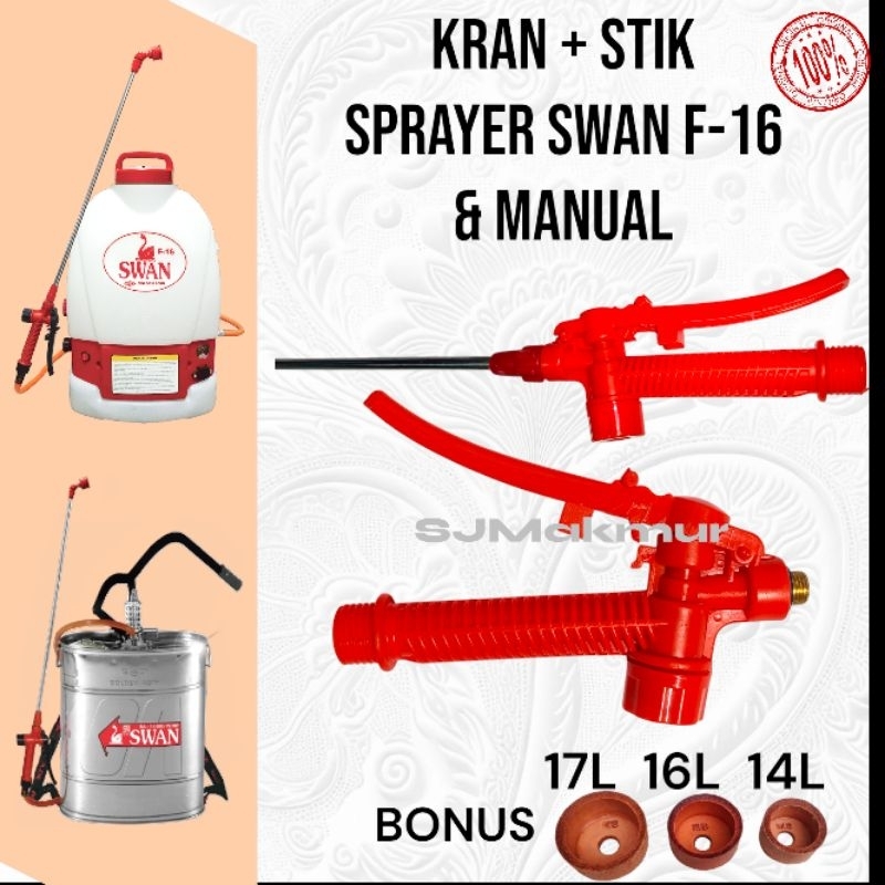 Kran SWAN F16 kran swan manual stik swan F16 stik swan manual
