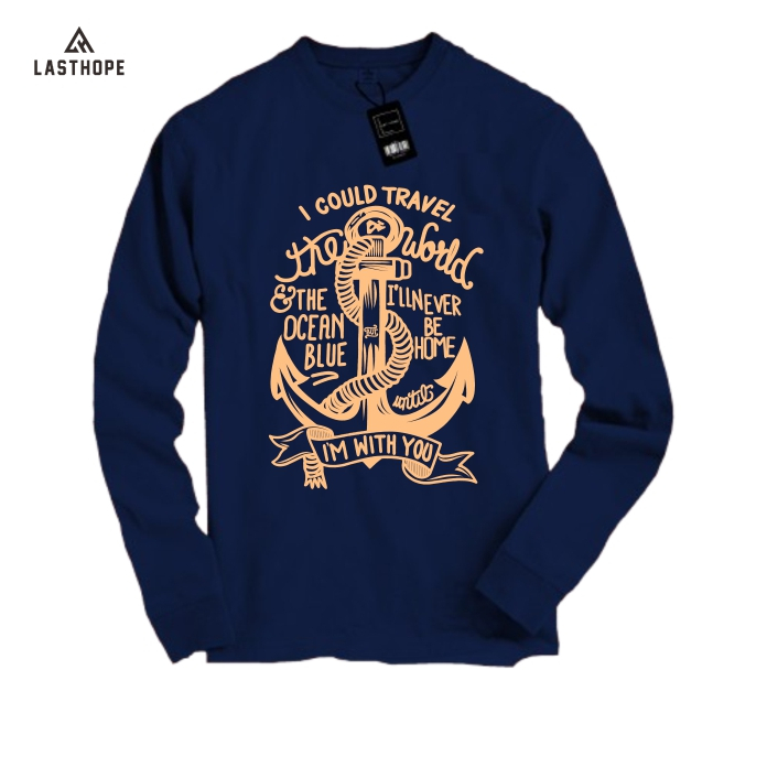 Kaos Lengan Panjang Pria Jumbo XXXL 5XL 6XL 7XL