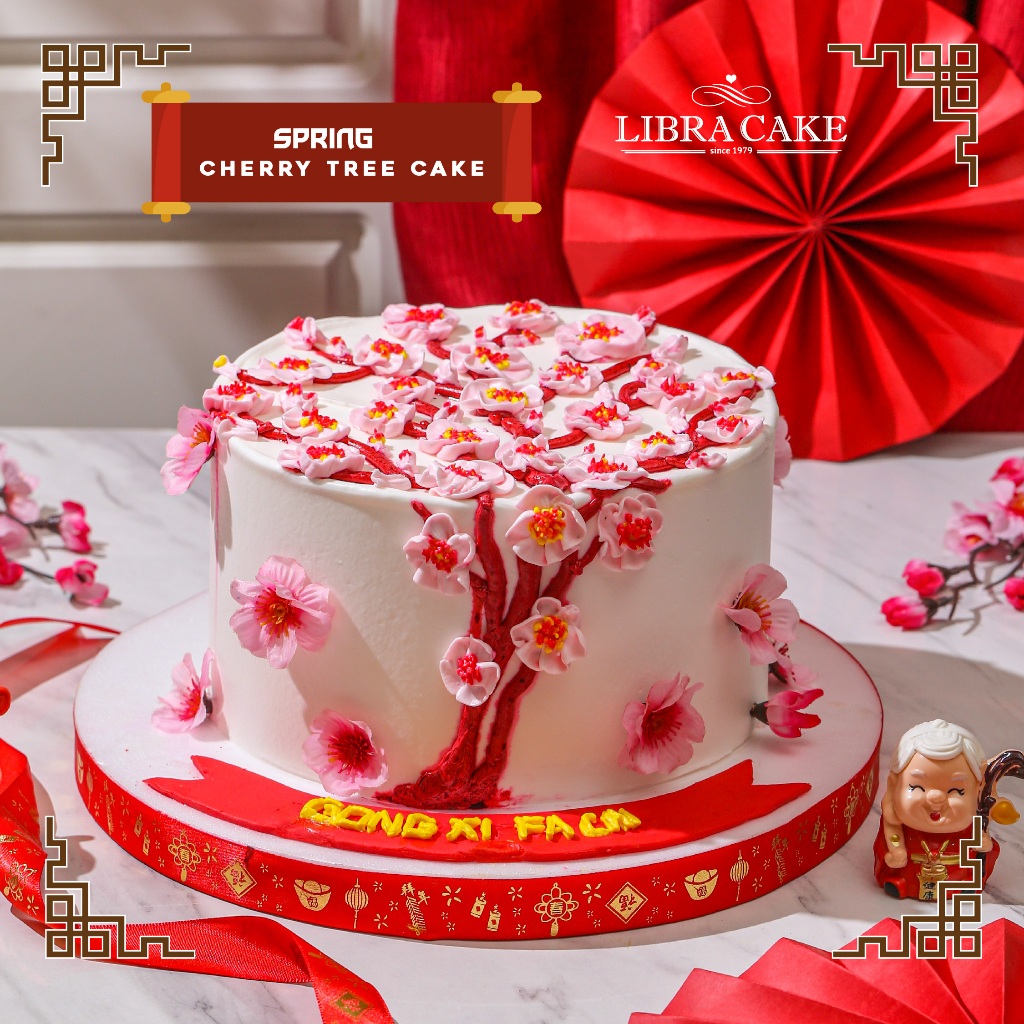 

CNY/Imlek2025/Spring Cherry Tree Cake/Hampers/Parcel