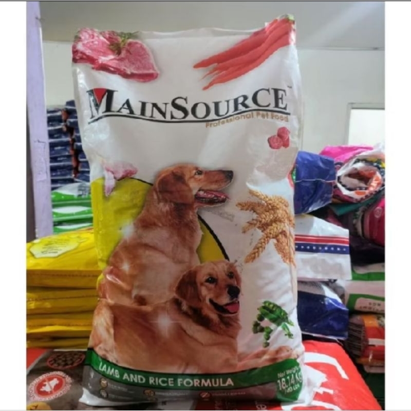 Gojek / Gosend DOG FOOD MAINSOURCE ADULT ADULT LAMB &  RICE FORMULA 18.14KG // MAKANAN ANJING DEWASA