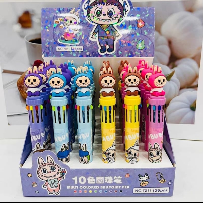 

pen warna warni labubu/pulpen labubu/warna warni/pen anak anak