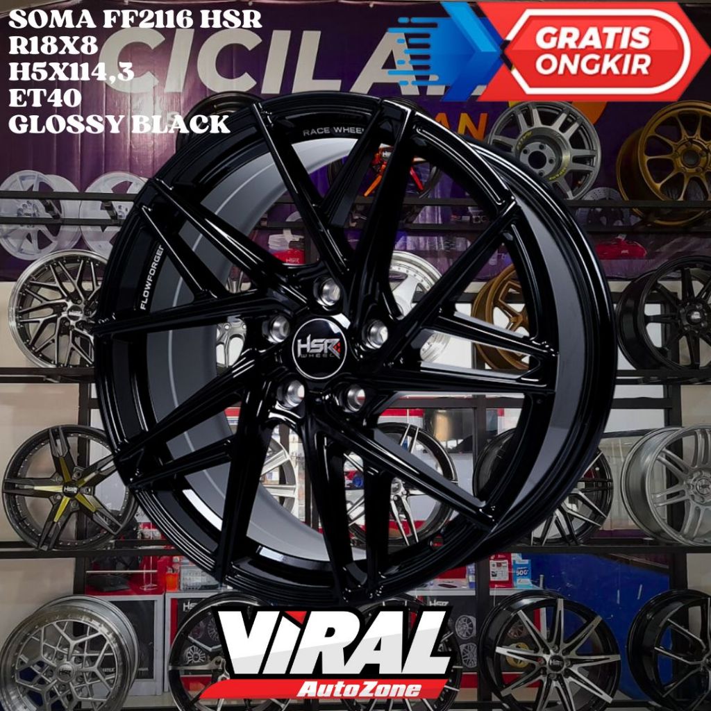 Velg Mobil XPANDER , STARGAZER , JUKE , ACCORD , HSR SOMA RING 18 R18