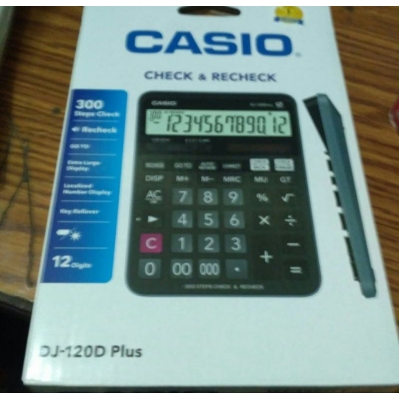 

Casio Check & Recheck DJ-120D Plus