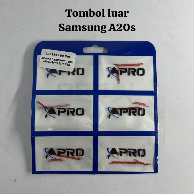 APRO Tombol Luar Samsung A20s red