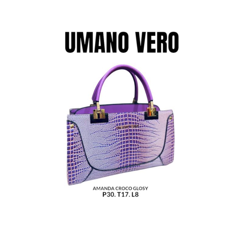 Tas Umano Vero Amanda Croco Glosy 2239 Tas Slempang Tas Bahu Tas Wanita Tas Original Tas Brand Orgin