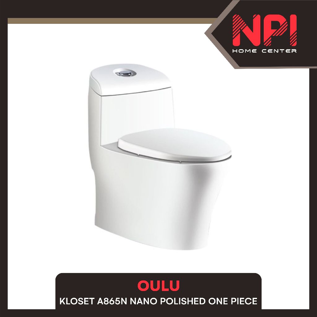 Oulu - Closet / Kloset / Toilet Duduk Kw1 A 865 N A865N One Piece White