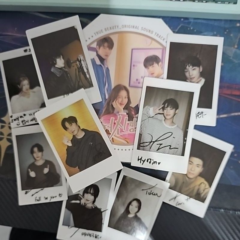 TRUE BEAUTY ORIGINAL SOUNDTRACK ALBUM CD FULLSET WITH ALL PHOTOCARD // EUNWOO INYEOP