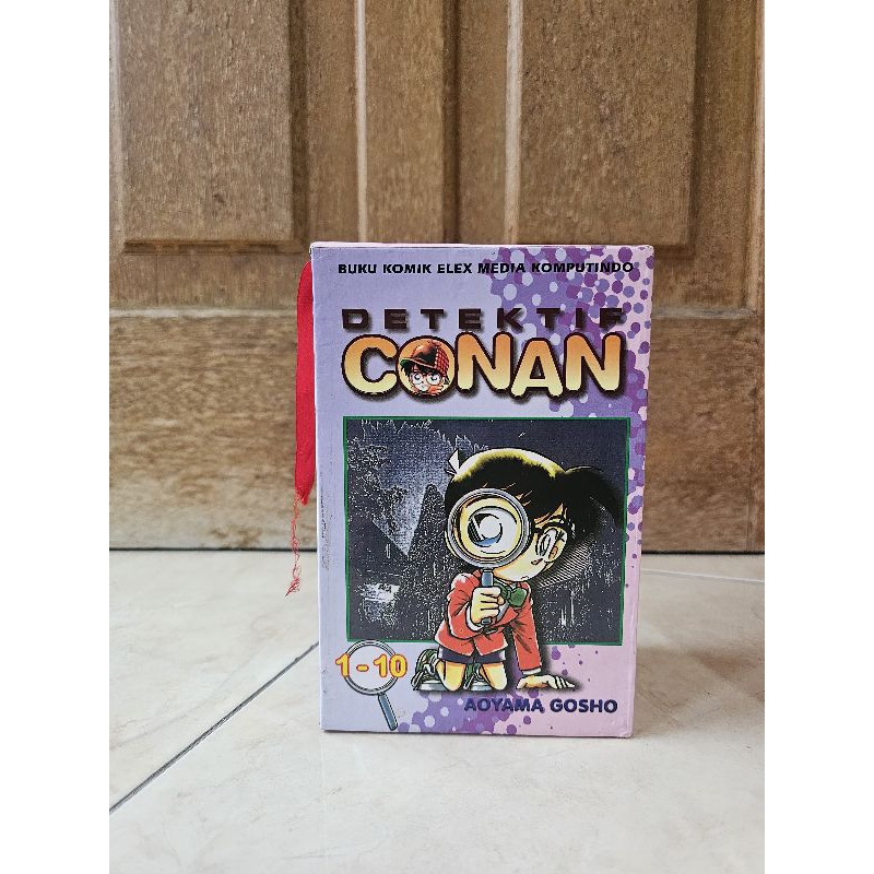Preloved Komik Detektif Conan box set edition No.1-10