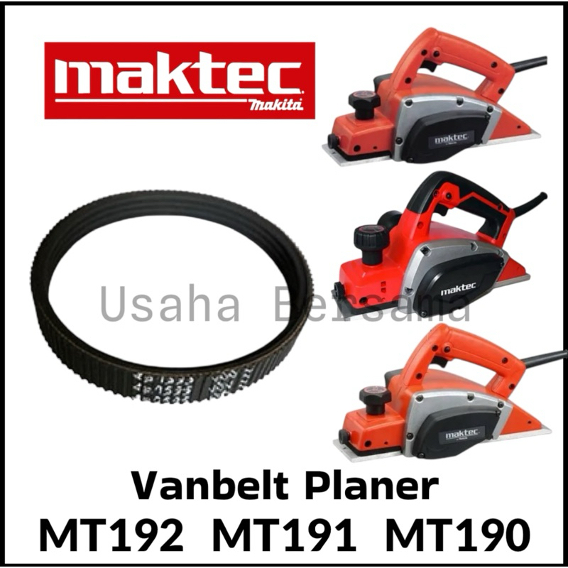 ORIGINAL FANBELT PLANER MAKTEC MT192 - MT191 - MT190 TAHAN PANAS FAN BELT / V-BELT MESIN SERUT/KETAM