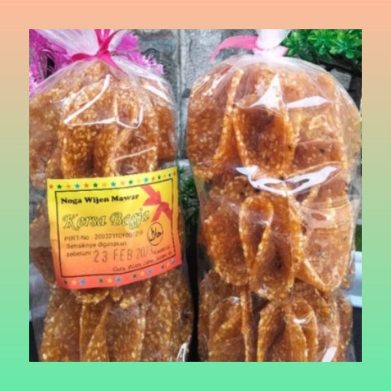 

Noga wijen manis bungkusan | Cemilan noga wijen | Noga wijen mawar | cemilan noga