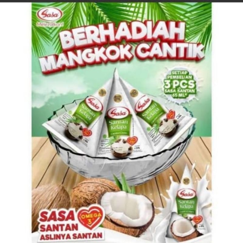 

Santan SASA 65 ml Free mangkok