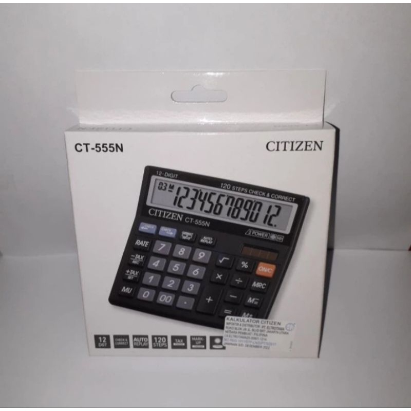 

Calculator CITIZEN CT-555 N Original.