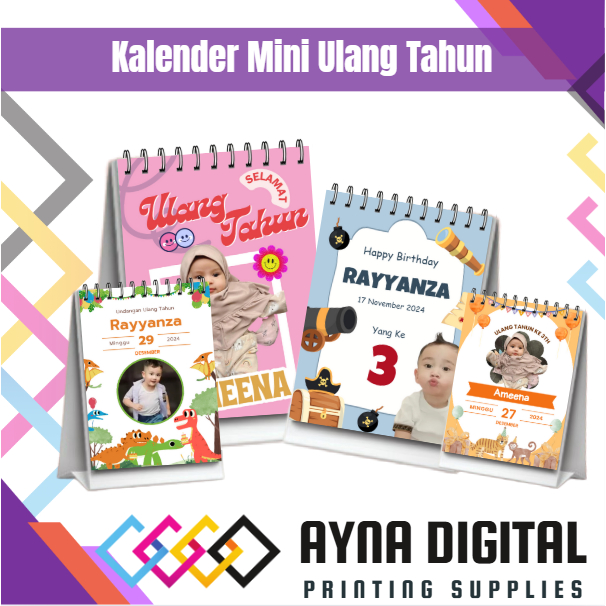 

kalender mini souvenir ulang tahun 2025