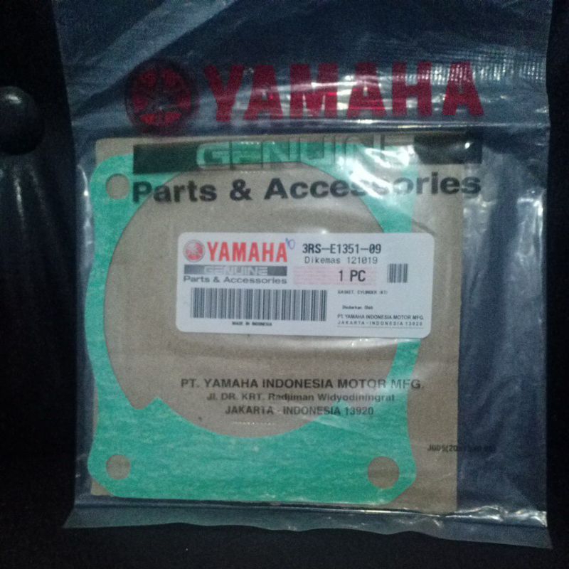 PERPAK BLOK YAMAHA RXZ RZR ORIGINAL YGP PACKING PERPAK GASKET BLOK RXZ RZR ASLI YAMAHA