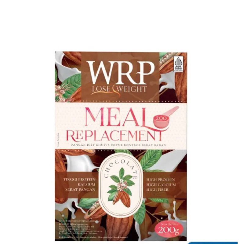 

Wrp Meal Replacement Cokelat 200G