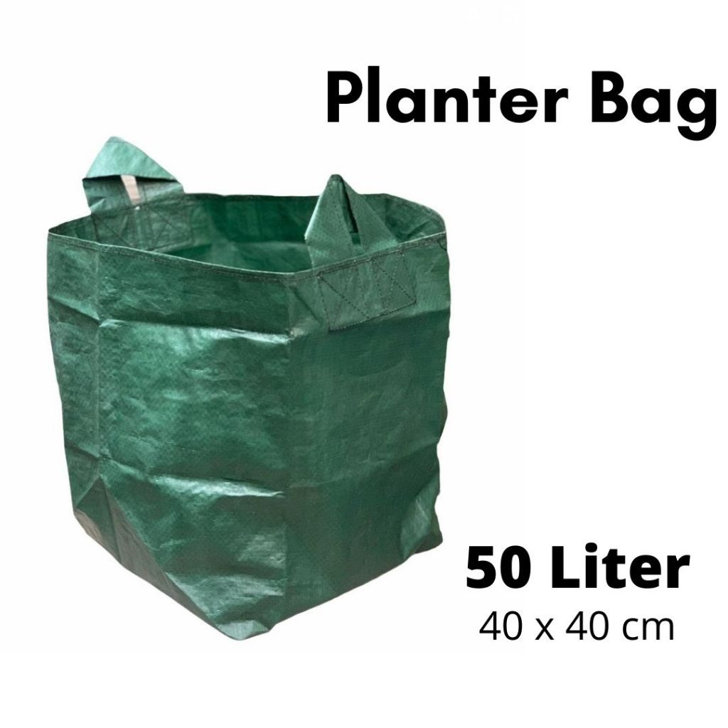 Pot Bunga Besar 50 Liter 40 x 40 Cm Pot Tanaman Planter Bag Pot Besar PlanterBag Bunga Plastik A309