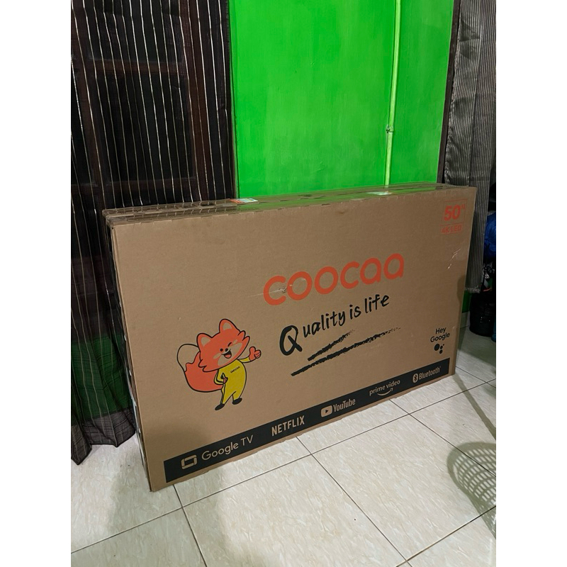 NEW COOCAA 50 inch GOOGLE TV-Smart TV-4K UHD-Dolby Audio (Coocaa 50Y65)
