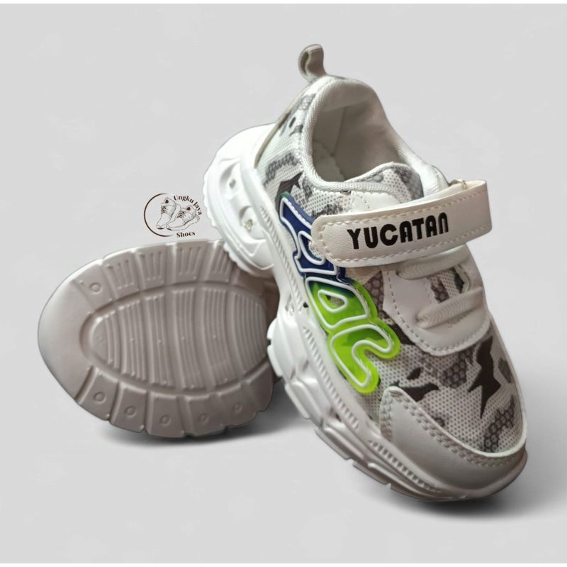 SEPATU ANAK MODEL LAMPU LED BISA NYALA TERSEDIA SIZE 25-30 YUCATAN KII 0785 DENGAN 2 VARIASI WARNA T